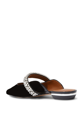 Princely Patent Leather Mules